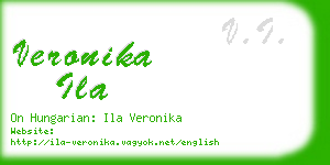 veronika ila business card